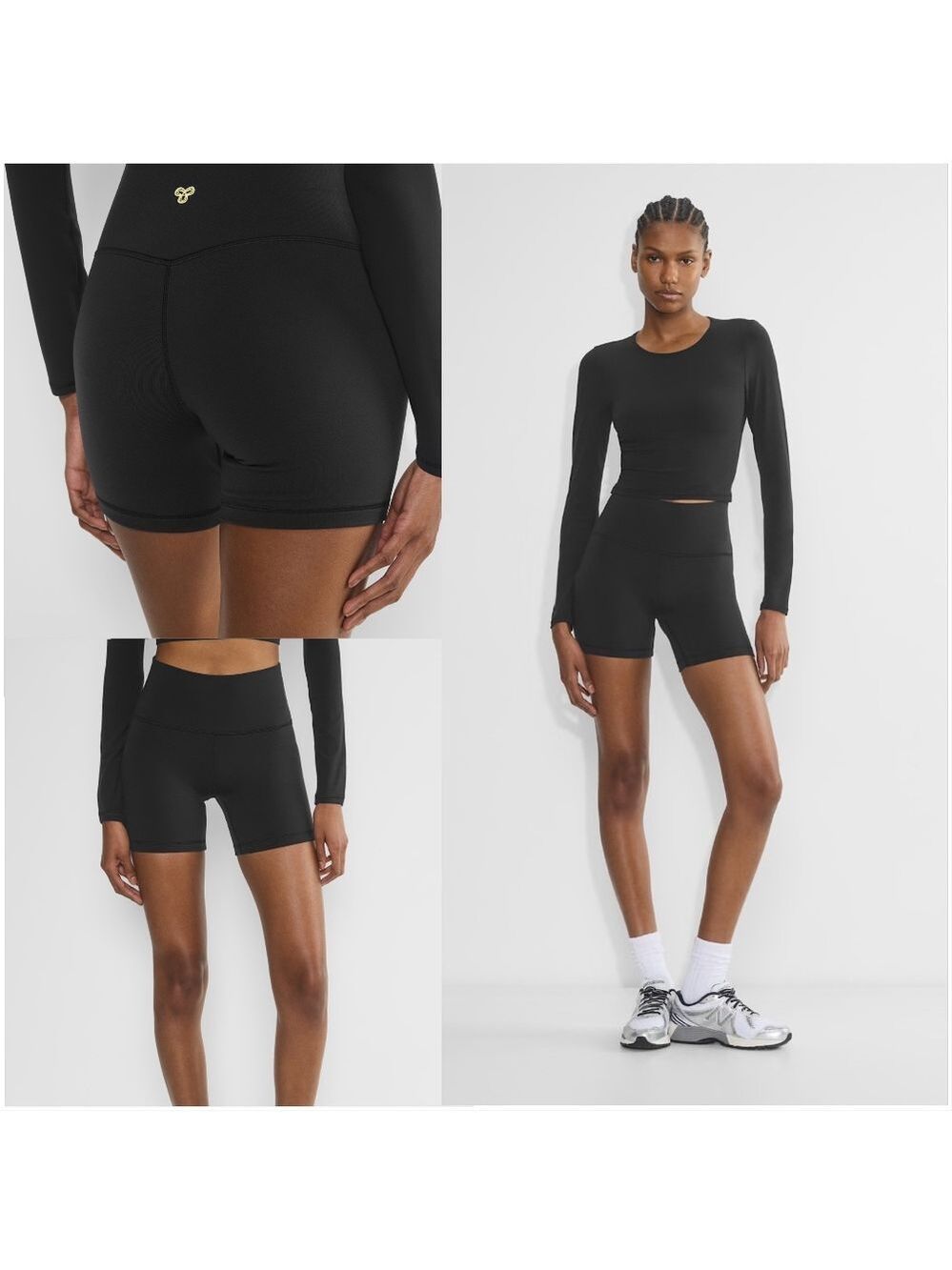 Aritzia Golden LIFE Cheeky Hi-Rise 5” Short - Black Size 0